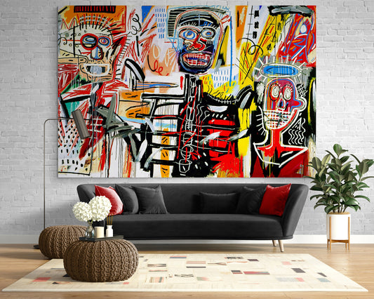 Mr. Brainwash Graffiti Painting, Large Neo-Expressionist Canvas Art