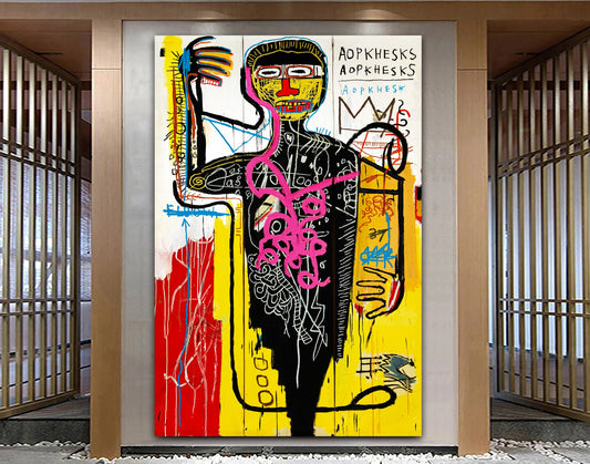 Versus Medici Colorful Stretched Extra large Contemporary Canvas Print Urban Modern Graffiti Wall Living Room Decor Teenage Christmas Gift