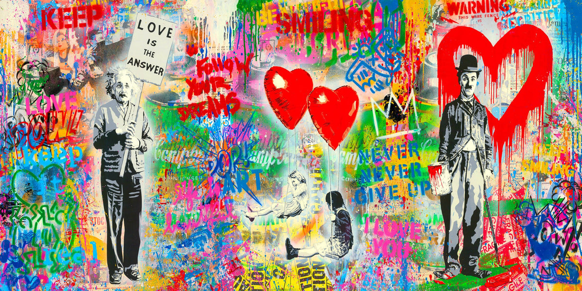 Urban Graffiti Canvas Art Print – Modern Street Art Mural